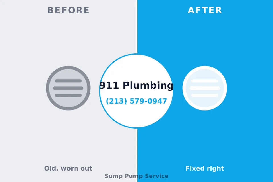 Before and after: plumbing company Perry, KS